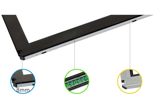 Waterproof infrared touch panels