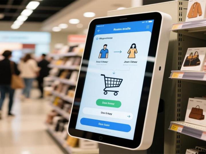 New retail touch screen